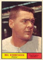 1961 Topps Baseball Cards      397     Hal Woodeshick